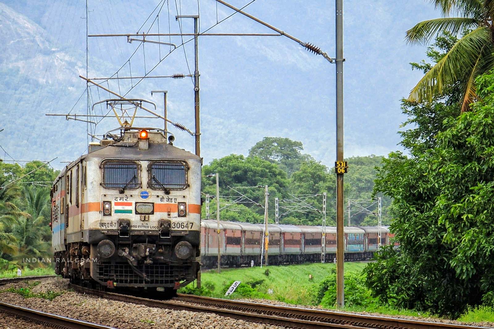 Indian Railways train photograph 2 by Ramnath Bhat